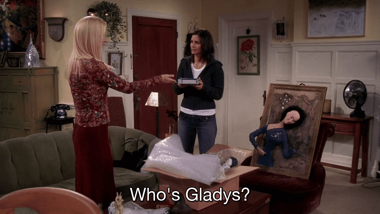 Error Friends episodio El de la beca de Ross