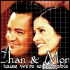 Iconos de Monica y Chandler