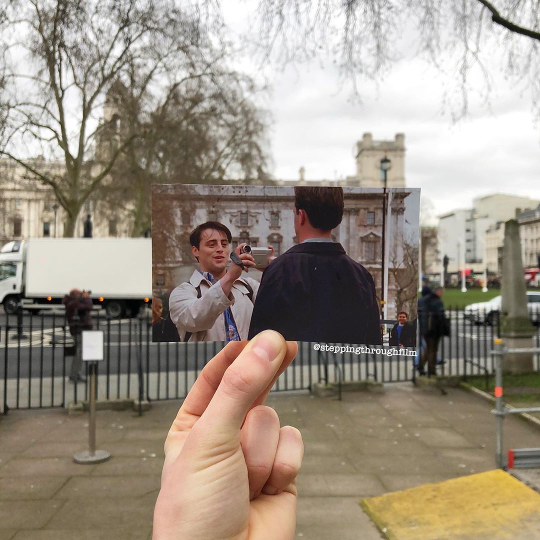 Imágenes del rodaje de Friends en Londres