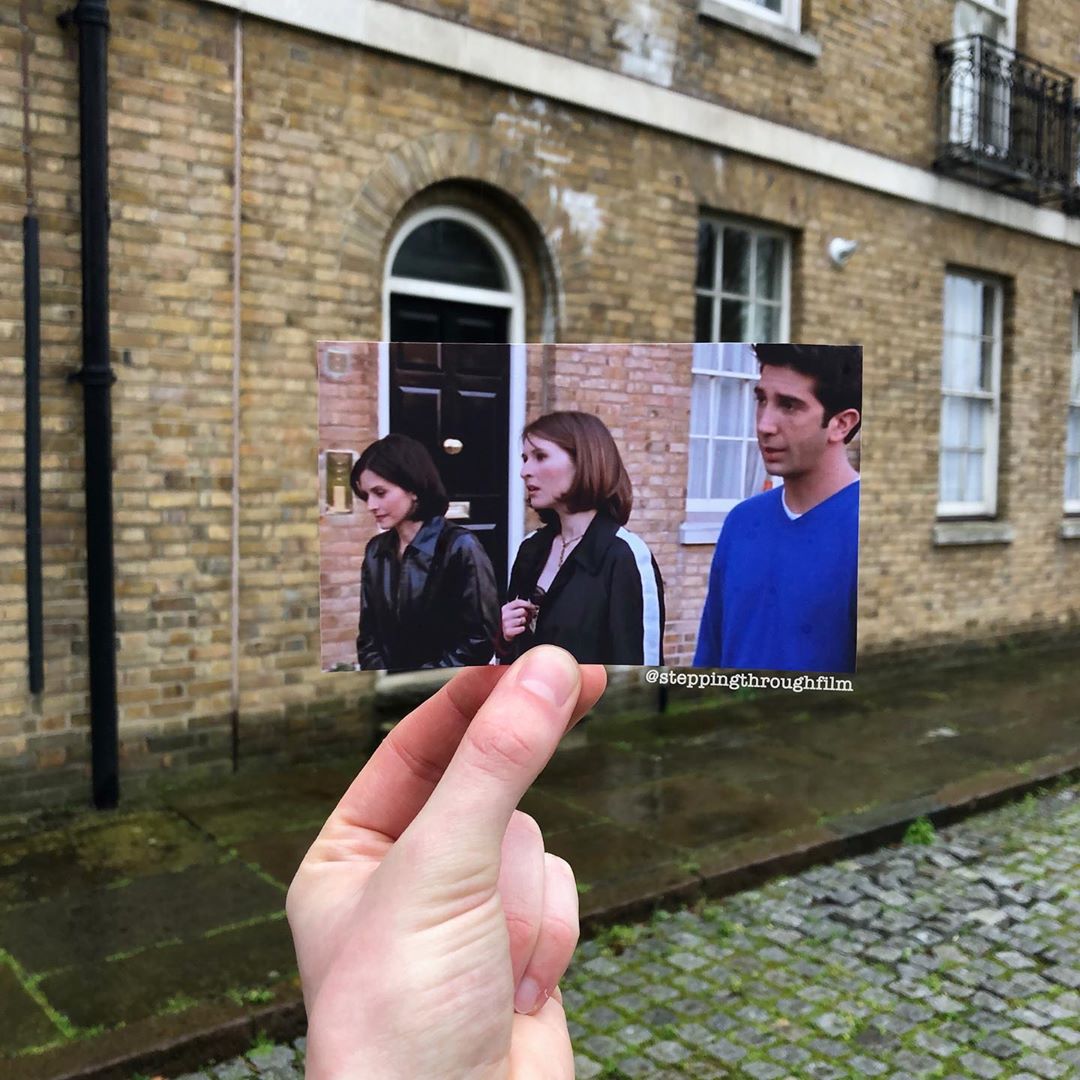 Imágenes del rodaje de Friends en Londres
