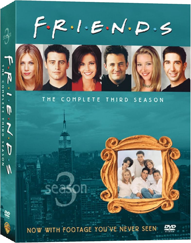 Se retrasa el lanzamiento de la tercera temporada de Friends en DVD