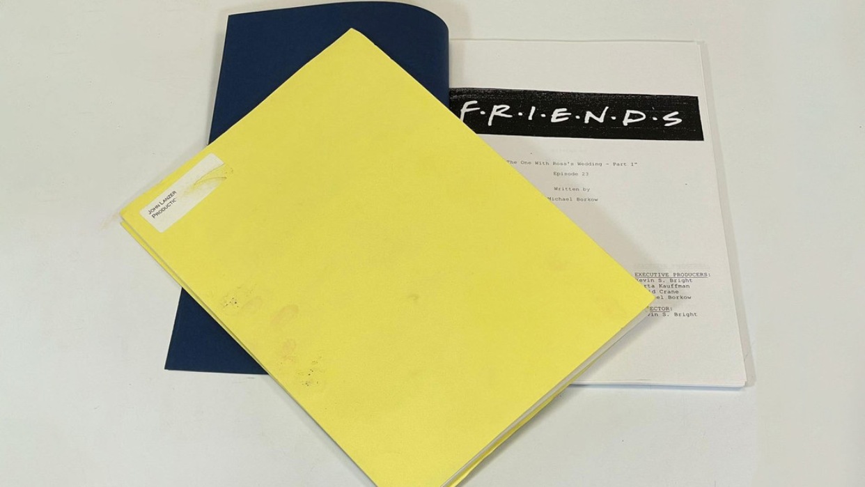 Dos Guiones Originales de Friends se subastan por 25.200 euros